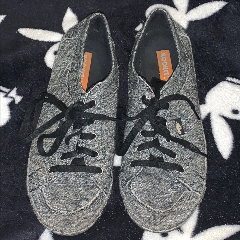 Black/white comfy shoes RocketDog